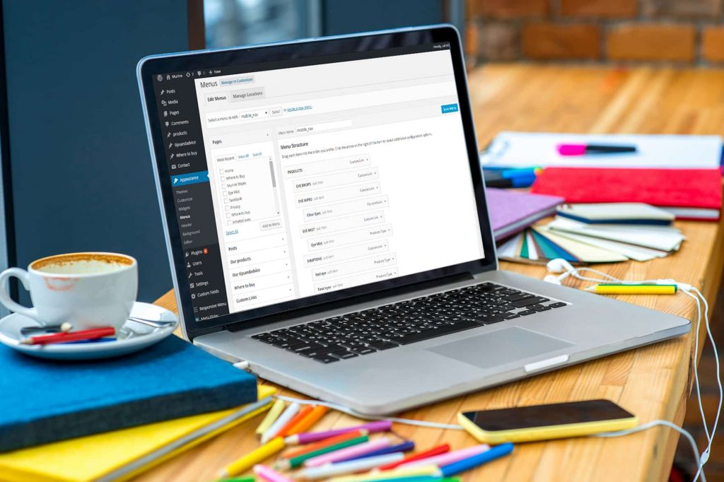 Menu Personnalisé WordPress