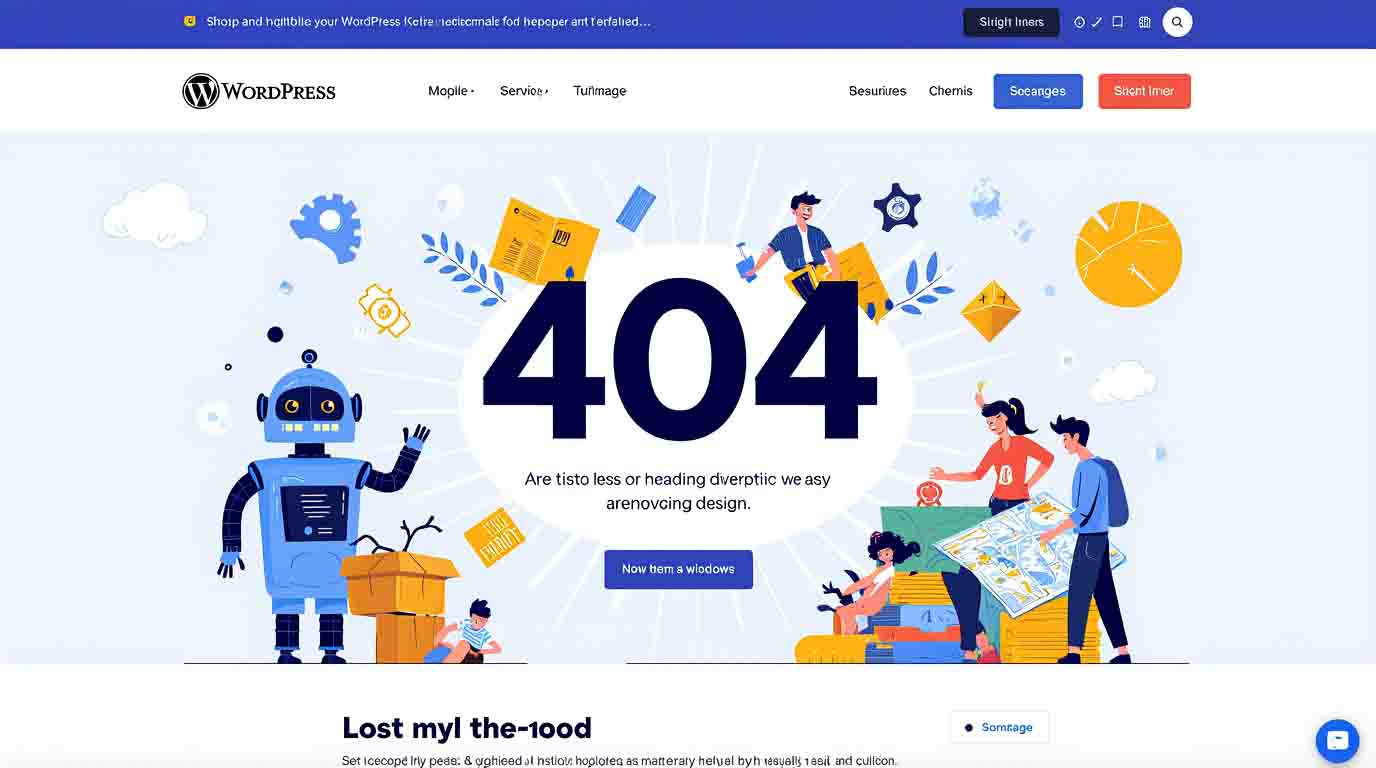 page d’erreur 404 personnalisée sur WordPress